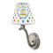 Dots & Dinosaur Small Chandelier Lamp - LIFESTYLE (on wall lamp)
