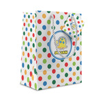 Dots & Dinosaur Small Gift Bag (Personalized)