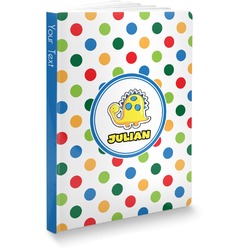 Dots & Dinosaur Softbound Notebook (Personalized)