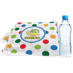Dots & Dinosaur Sports & Fitness Towel (Personalized)