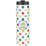 Dots & Dinosaur Stainless Steel Skinny Tumbler - 20 oz (Personalized)