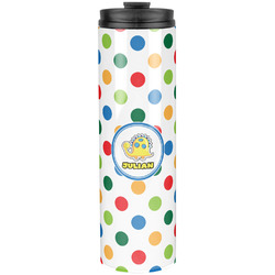 Dots & Dinosaur Stainless Steel Skinny Tumbler - 20 oz (Personalized)