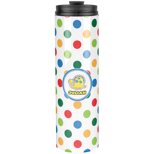 Dots & Dinosaur Stainless Steel Tumbler 20 Oz - Front