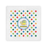 Dots & Dinosaur Standard Cocktail Napkins (Personalized)