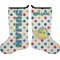 Dots & Dinosaur Stocking - Double-Sided - Approval
