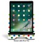 Dots & Dinosaur Stylized Tablet Stand - Front with ipad