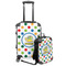 Dots & Dinosaur Kids 2-Piece Luggage Set - Suitcase & Backpack (Personalized)