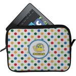 Dots & Dinosaur Tablet Case / Sleeve (Personalized)
