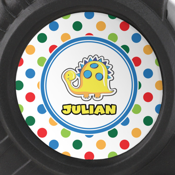 Dots & Dinosaur Tape Measure - 25ft - detail