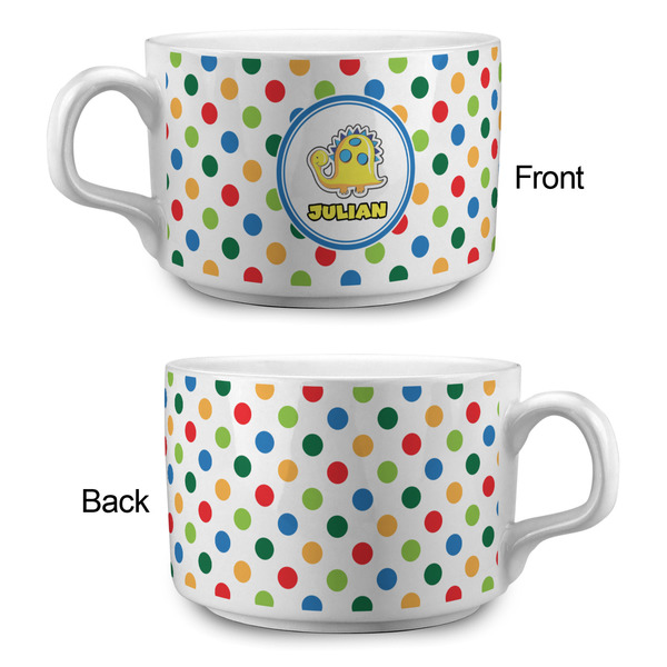 Dots & Dinosaur Tea Cup - Single Apvl