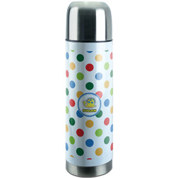 Dots & Dinosaur Stainless Steel Thermos (Personalized)