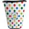 Dots & Dinosaur Waste Basket - Single Sided (Black) (Personalized)
