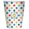 Dots & Dinosaur Personalized Trash Can (White)