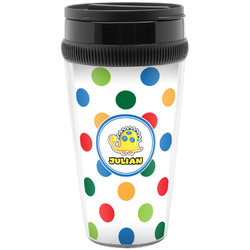Dots & Dinosaur Acrylic Travel Mug without Handle (Personalized)