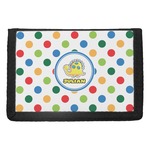 Dots & Dinosaur Trifold Wallet (Personalized)