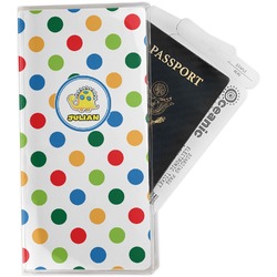 Dots & Dinosaur Travel Document Holder