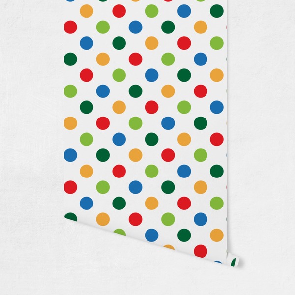 Dots & Dinosaur Wallpaper on Wall