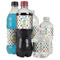 Dots & Dinosaur Water Bottle Label - Multiple Bottle Sizes