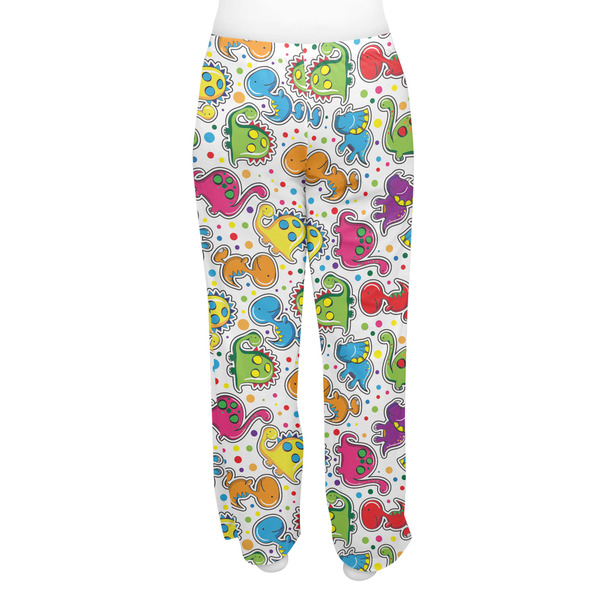 Dots & Dinosaur Women's Pj on model - Back