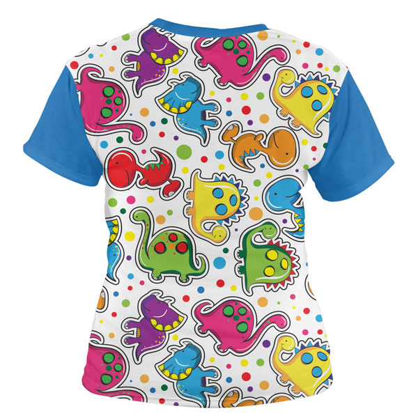 Dots & Dinosaur Women's T-shirt Back