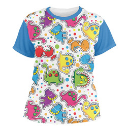 Dots & Dinosaur Women's Crew T-Shirt