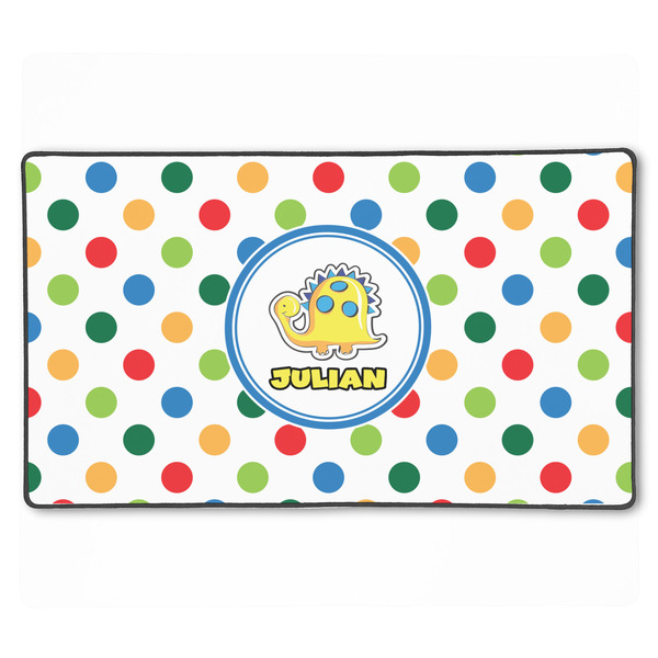 Dots & Dinosaur XXL Gaming Mouse Pads - 24" x 14" - APPROVAL