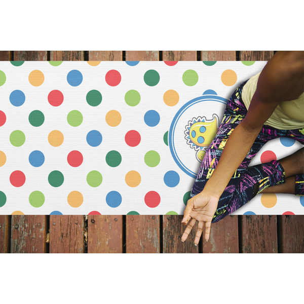 Dots & Dinosaur Yoga Mats - LIFESTYLE