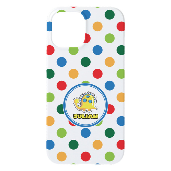 Dots & Dinosaur iPhone 15 Pro Max Case - Back