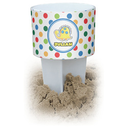 Dots & Dinosaur Beach Spiker Drink Holder (Personalized)
