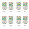 Dinosaur Print & Dots 12oz Tall Can Sleeve - Set of 4 - APPROVAL
