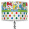 Dinosaur Print & Dots 16" Drum Lampshade - ON STAND (Poly Film)