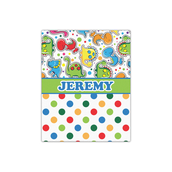 Dinosaur Print & Dots 16x20 - Canvas Print - Front View