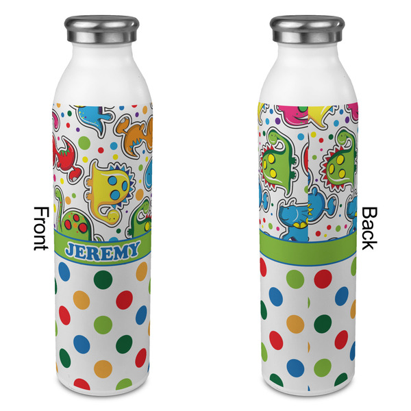 Dinosaur Print & Dots 20oz Water Bottles - Full Print - Approval