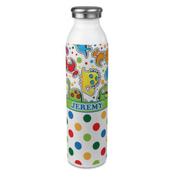 Dinosaur Print & Dots 20oz Stainless Steel Water Bottle - Full Print (Personalized)