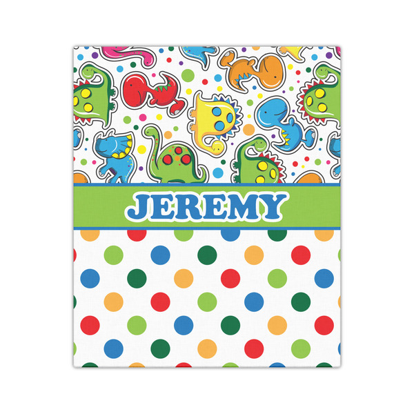 Dinosaur Print & Dots 20x24 - Canvas Print - Front View