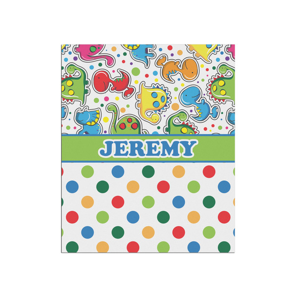 Custom Dinosaur Print & Dots Poster - Matte - 20x24 (Personalized)