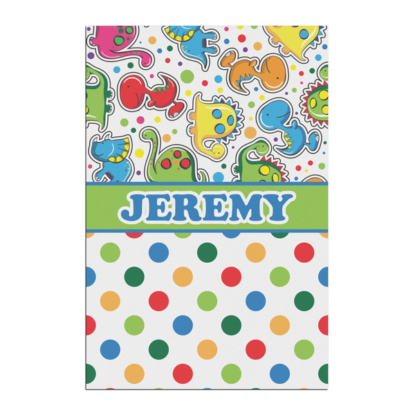 Custom Dinosaur Print & Dots Posters - Matte - 20x30 (Personalized)