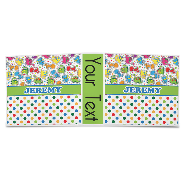 Dinosaur Print & Dots 3-Ring Binder Approval- 3in