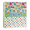 Dinosaur Print & Dots 3-Ring Binder - 1 inch (Personalized)
