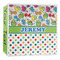 Dinosaur Print & Dots 3-Ring Binder - 2 inch (Personalized)