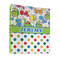 Dinosaur Print & Dots 3 Ring Binder - Full Wrap - 1" (Personalized)