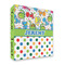 Dinosaur Print & Dots 3 Ring Binder - Full Wrap - 2" (Personalized)