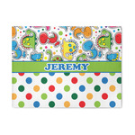 Dinosaur Print & Dots Area Rug (Personalized)