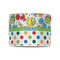 Dinosaur Print & Dots 8" Drum Lampshade - FRONT (Poly Film)
