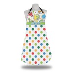 Dinosaur Print & Dots Apron w/ Name or Text