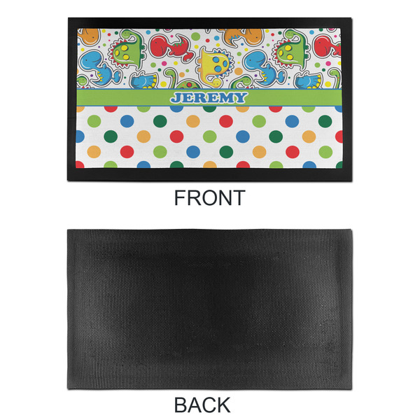 Dinosaur Print & Dots Bar Mat - Small - APPROVAL