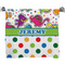 Dinosaur Print & Dots Bath Towel (Personalized)