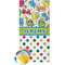 Dinosaur Print & Dots Beach Towel (Personalized)
