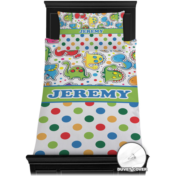 Dinosaur Print & Dots Bedding Set (TwinXL) - Duvet