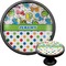 Dinosaur Print & Dots Cabinet Knob (Black) (Personalized)